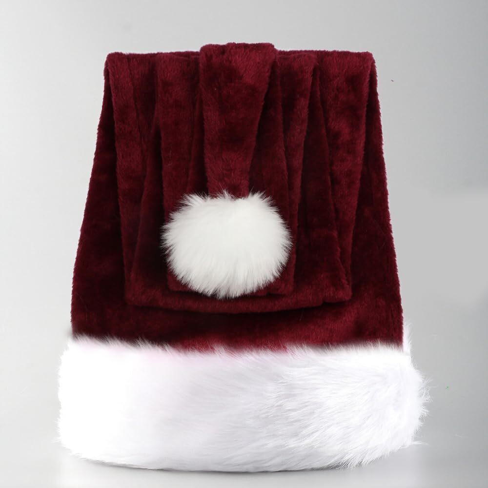 9265 Long Santa Hat 5 Feet Deluxe Christmas Hat for Adults Unisex New Year